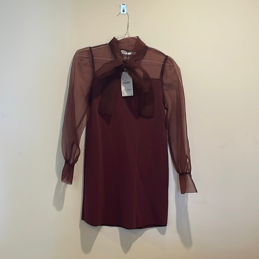 Zara bow dress!